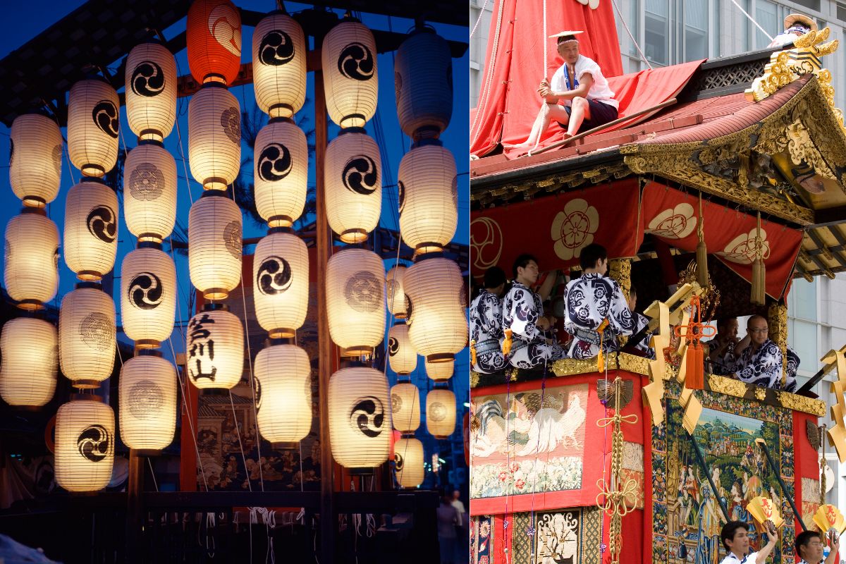 Gion Matsuri, Japonsko (zdroj obrázku: canva.com)